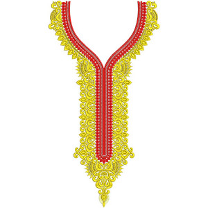 Neck Embroidery Design 20436