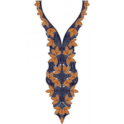 Neck Embroidery Design 20478