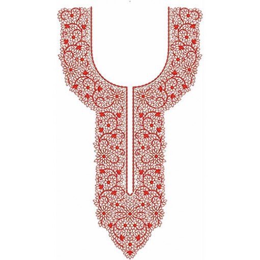 Neck Embroidery Design 20481