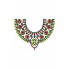 Neck Embroidery Design 20483