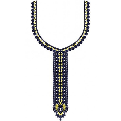 Neck Embroidery Design 20484