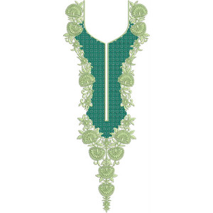 Neck Embroidery Design 20487