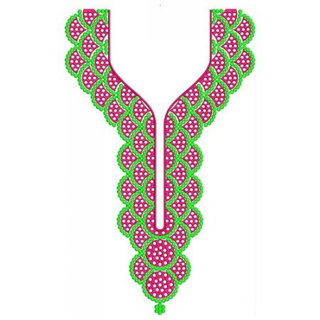 Neck Embroidery Design 20488