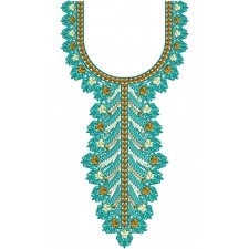 Neck Embroidery Design 20489