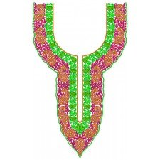 Neck Embroidery Design 20490