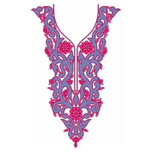 Neck Embroidery Design 20491