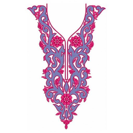 Neck Embroidery Design 20491
