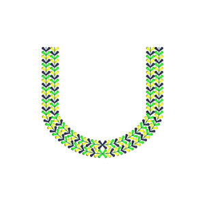 Neck Embroidery Design 20509