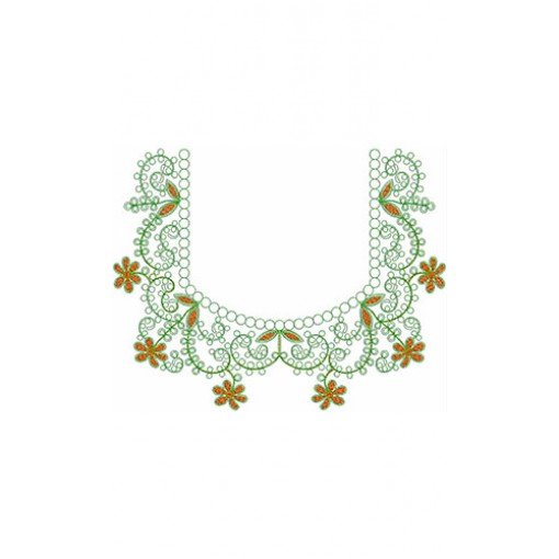 Neck Embroidery Design 20512