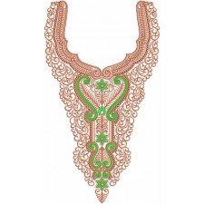 Neck Embroidery Design 20514