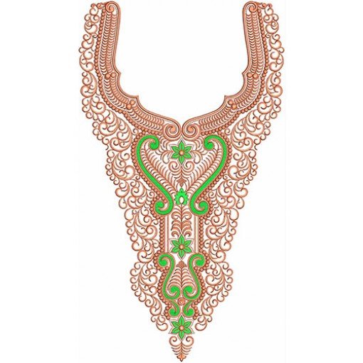 Neck Embroidery Design 20514
