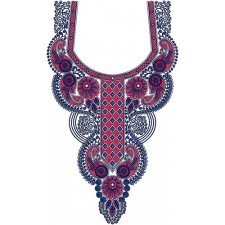 Neck Embroidery Design 20515