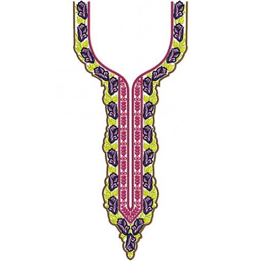 Neck Embroidery Design 20528