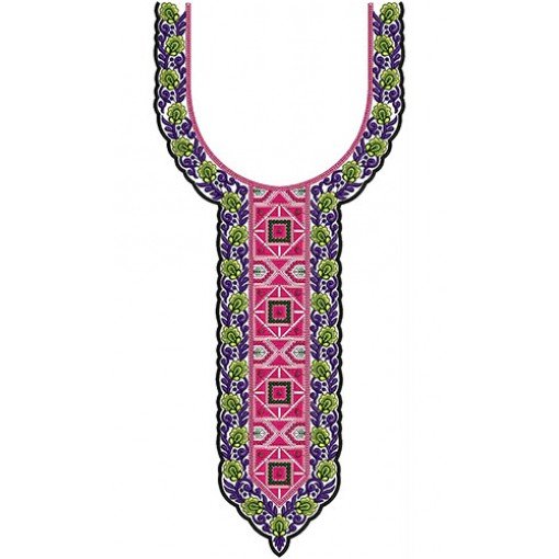 Neck Embroidery Design 20529