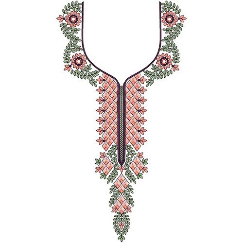 Neck Embroidery Design 20530