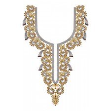 Neck Embroidery Design 20533