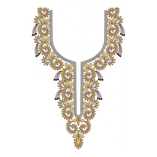 Neck Embroidery Design 20533