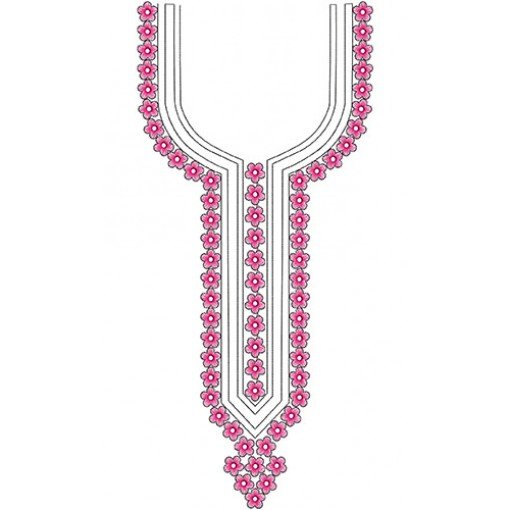 Neck Embroidery Design 20534