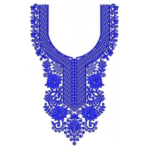 Neck Embroidery Design 20538