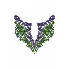 Neck Embroidery Design 20542