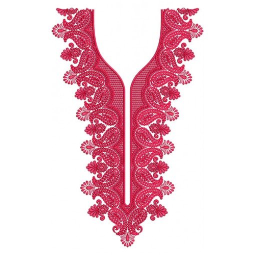 Neck Embroidery Design 20544