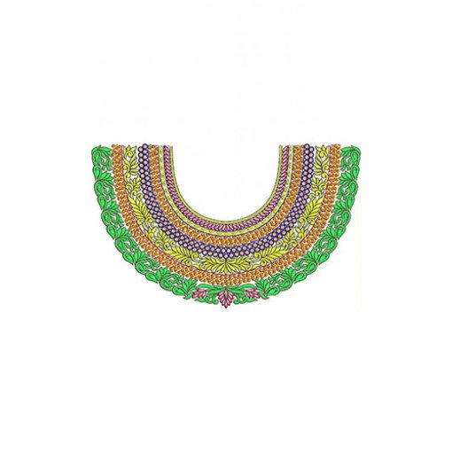 Neck Embroidery Design 20550