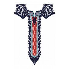 Neck Embroidery Design 20551