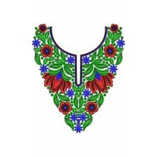 Neck Embroidery Design 20553