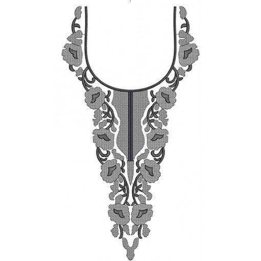 Neck Embroidery Design 20560