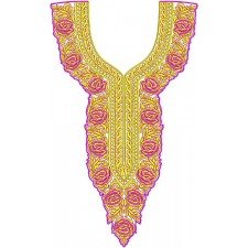 Neck Embroidery Design 20566