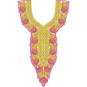 Neck Embroidery Design 20566