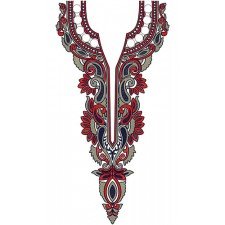 Neck Embroidery Design 20567