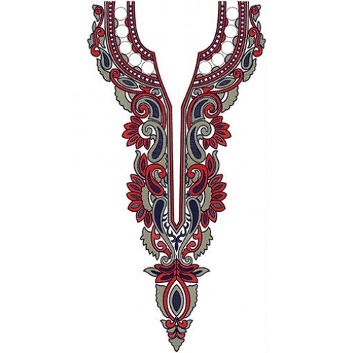 Neck Embroidery Design 20567