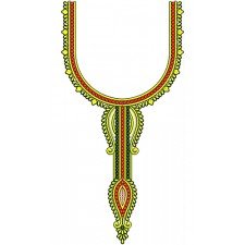 Neck Embroidery Design 20745