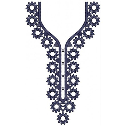 New Neck Embroidery Design 20826