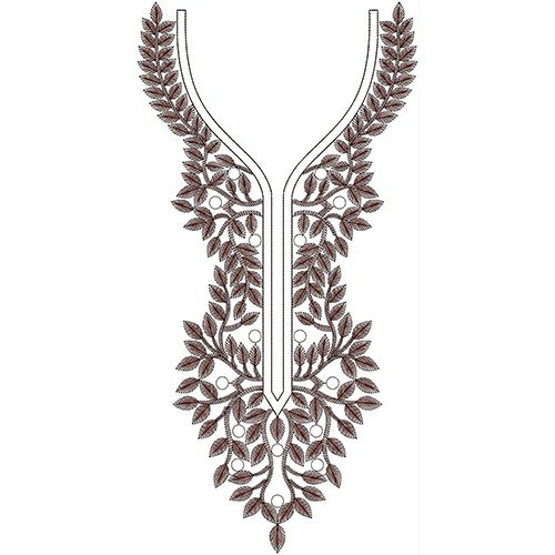 New Neck Embroidery Design 20827