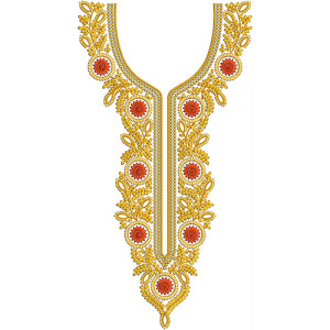 New Neck Embroidery Design 20828