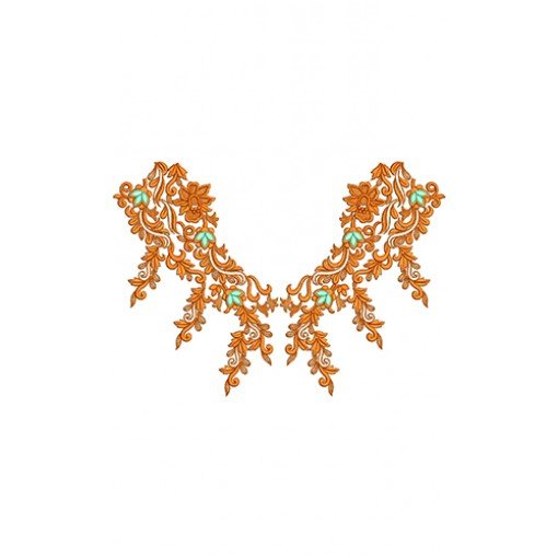 New Neck Embroidery Design 20830