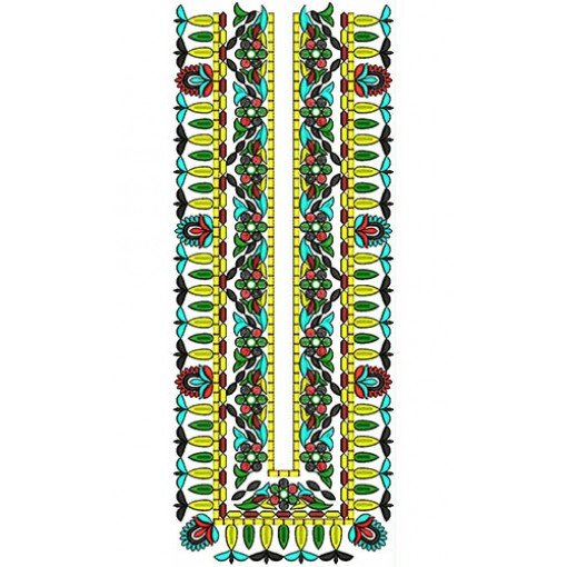 Neck Embroidery Design 21018 Neck Embroidery Design 21018
