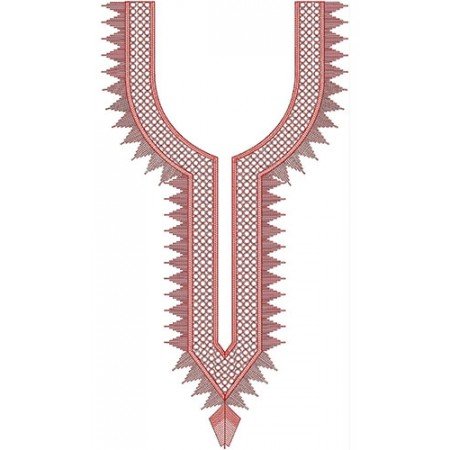 Neck Embroidery Design DST 25924