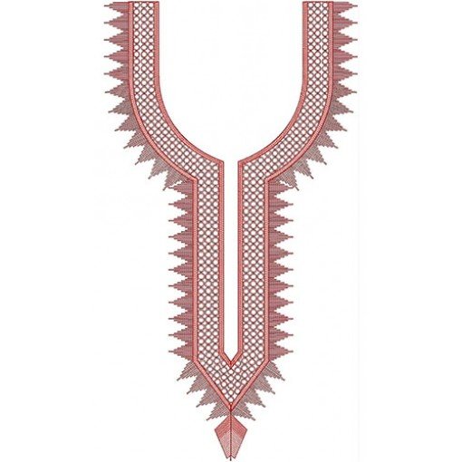 Neck Embroidery Design DST 25924