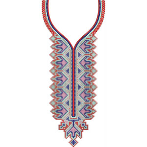 Neck Embroidery Design 21096