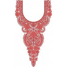 Neck Embroidery Design 21110