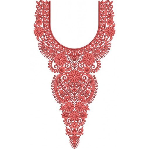 Neck Embroidery Design 21110