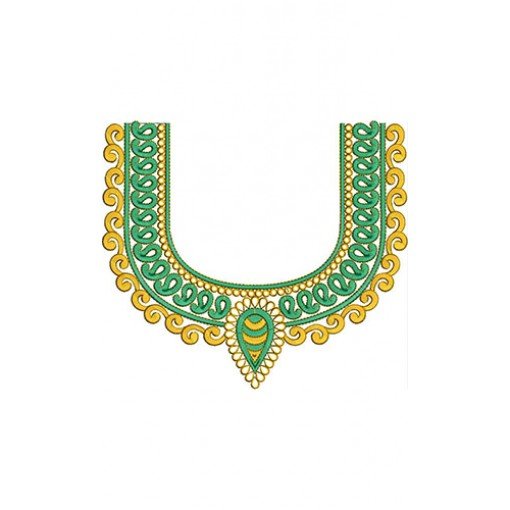 El - Salvador Traditional Neck Embroidery Design 21480