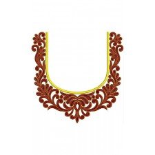 Latest Kashmiri Neck Embroidery Design 21674