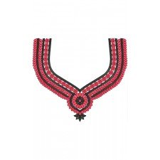 Neck Embroidery for A Shape Kurti Design 21675