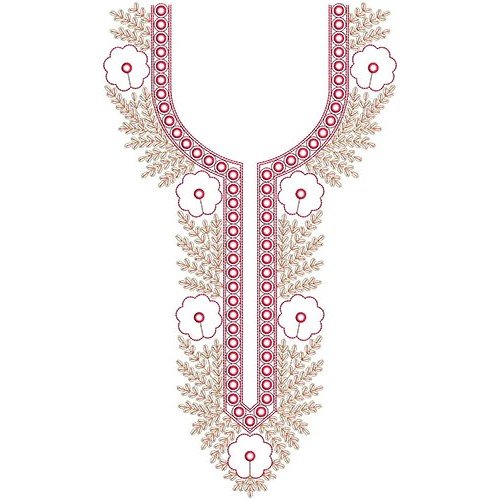 Neck Embroidery Design for Jardoshi Handwork 21856