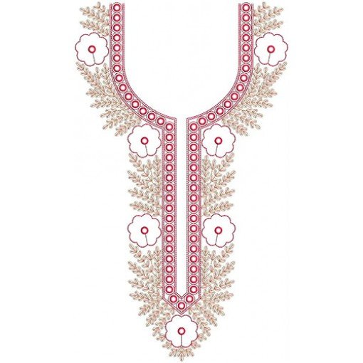 Neck Embroidery Design for Jardoshi Handwork 21856