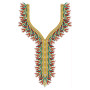 Traditional Nigeria Attire Neck Embroidery Design 21863